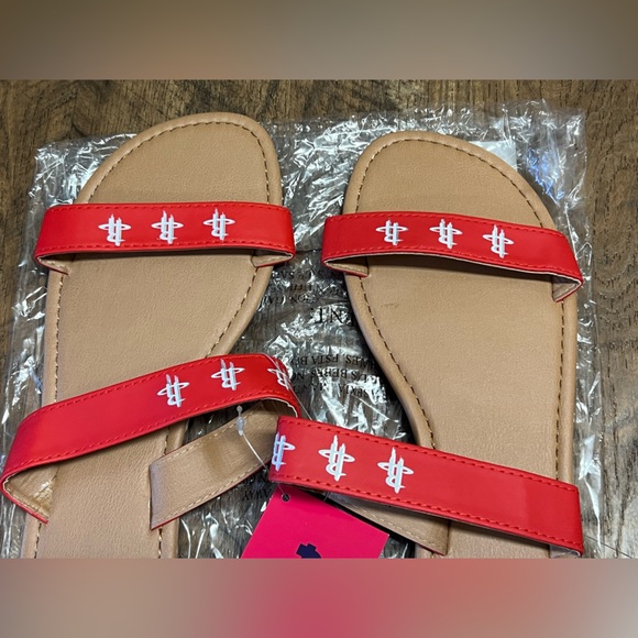 Houston Rockets Women's Double-Strap Sandals - Picture 3 of 8